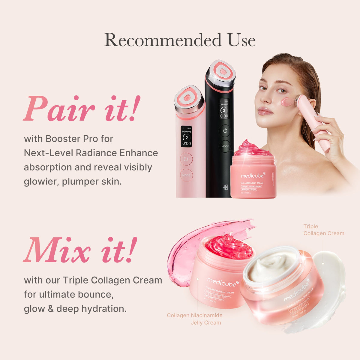Collagen jelly cream glow