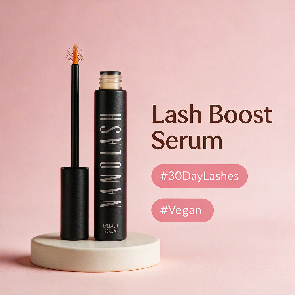 Lash Boost Serum – Longer, Fuller-Looking Lashes in 10Days