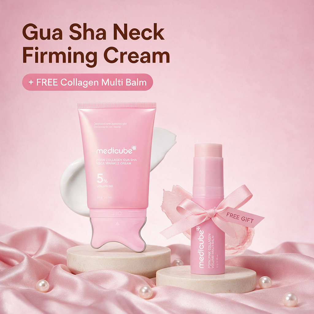 Gua Sha Neck Firming Cream + FREE Collagen Multi Balm
