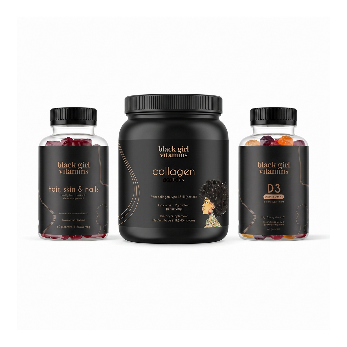 Inner Glow Gummy Trio