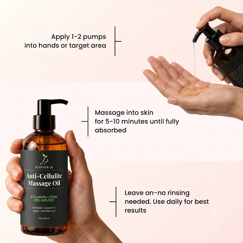 Collagen Anti-Cellulite Massage Oil