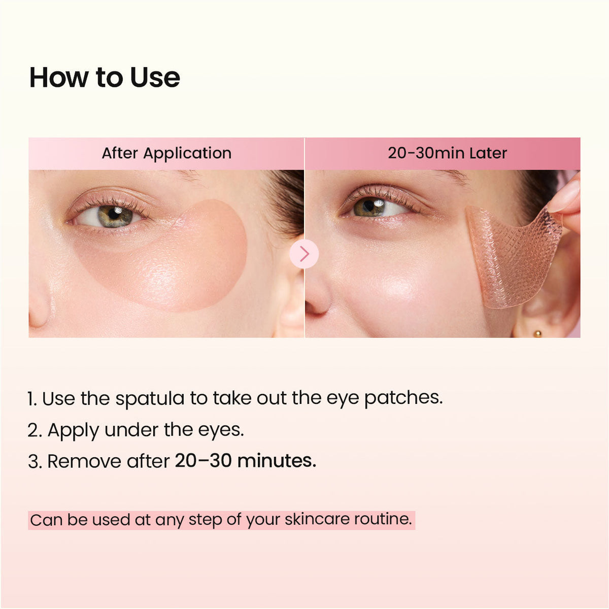 How to use eye patches