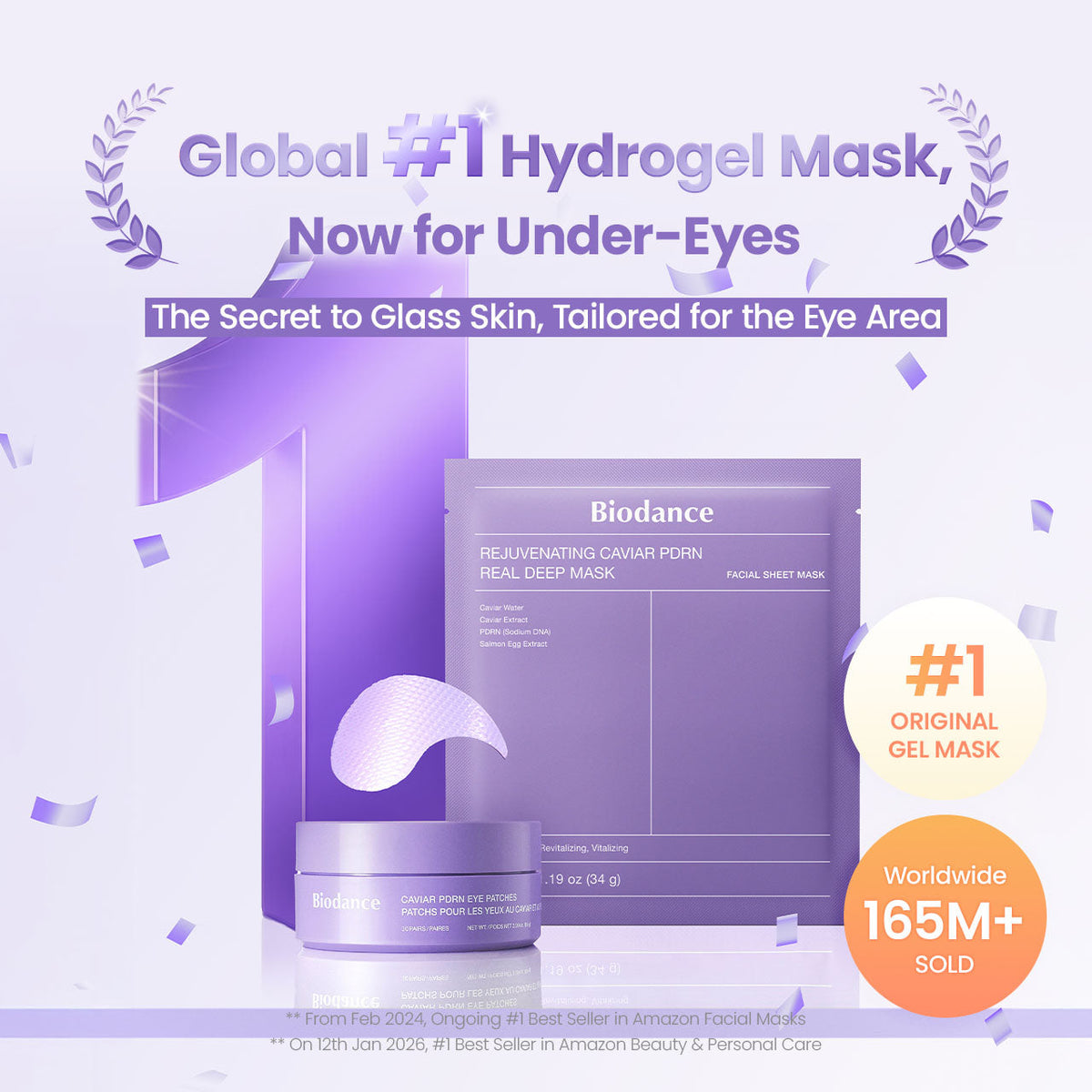 Caviar PDRN eye patch benefits