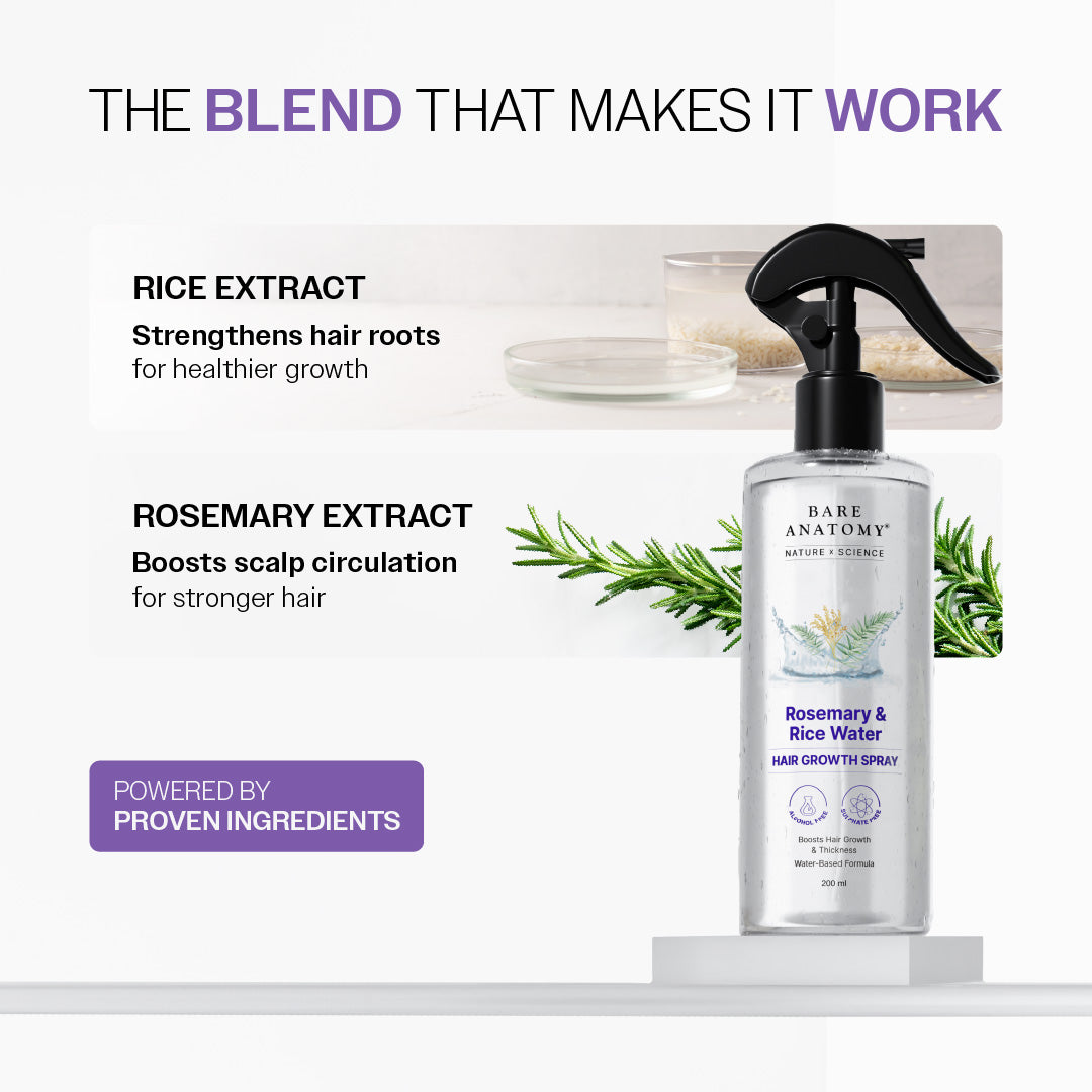 Rosemary hair spray results