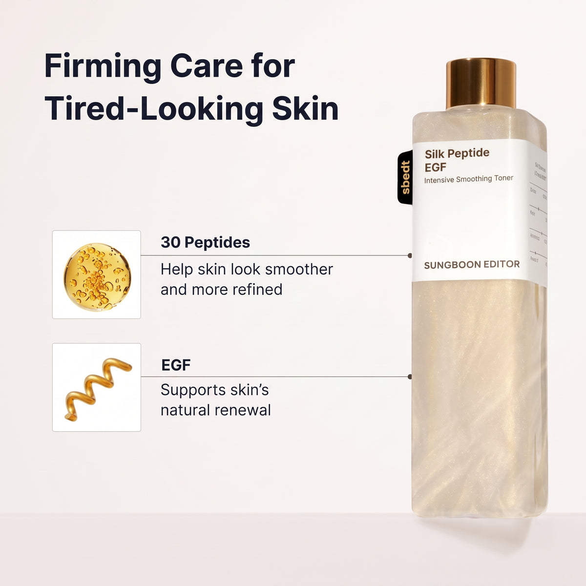 Freeze & Plump Duo – Silk Peptide EGF Toner + Deep Collagen Serum