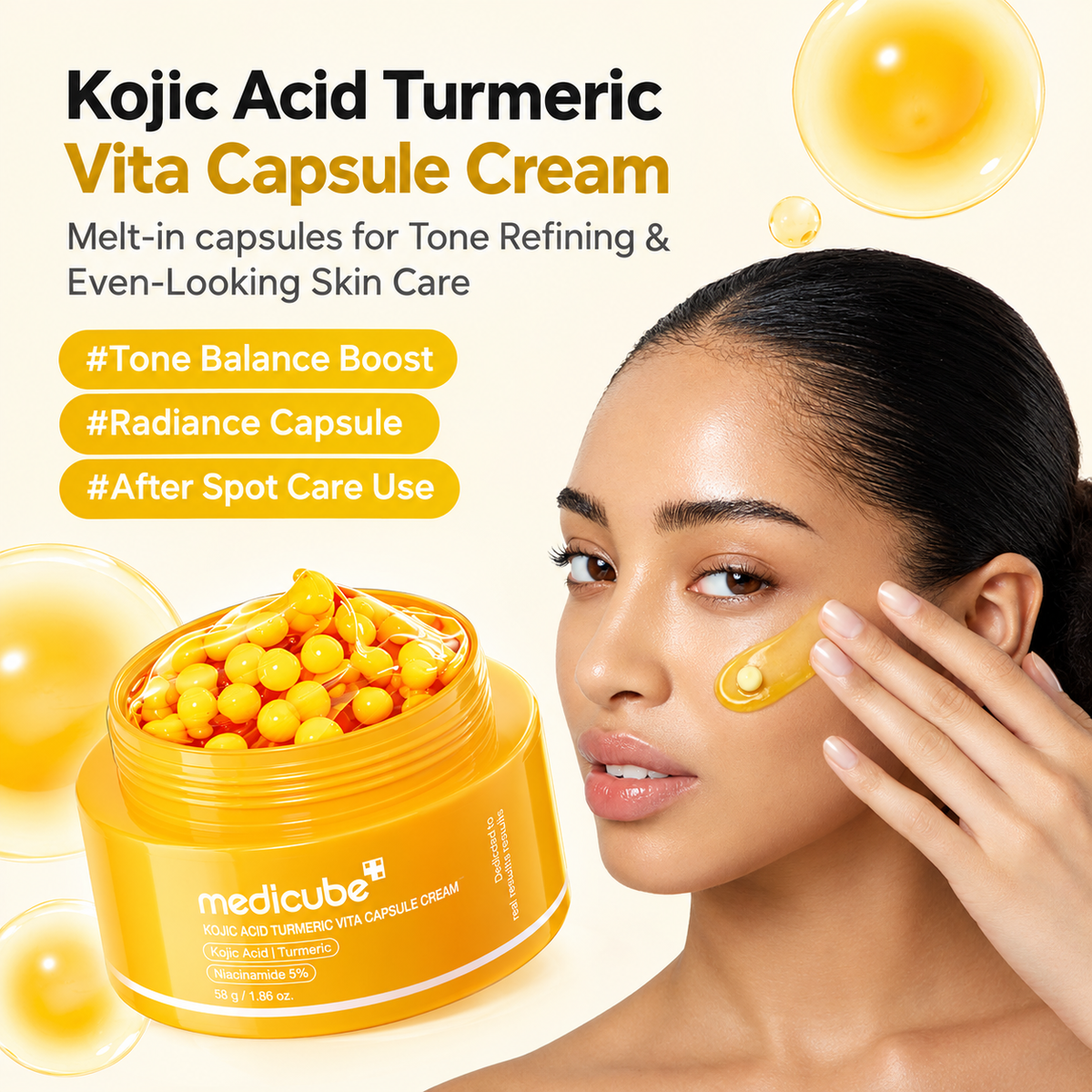 Kojic Acid Turmeric Power Duo + FREE Vita Capsule Cream